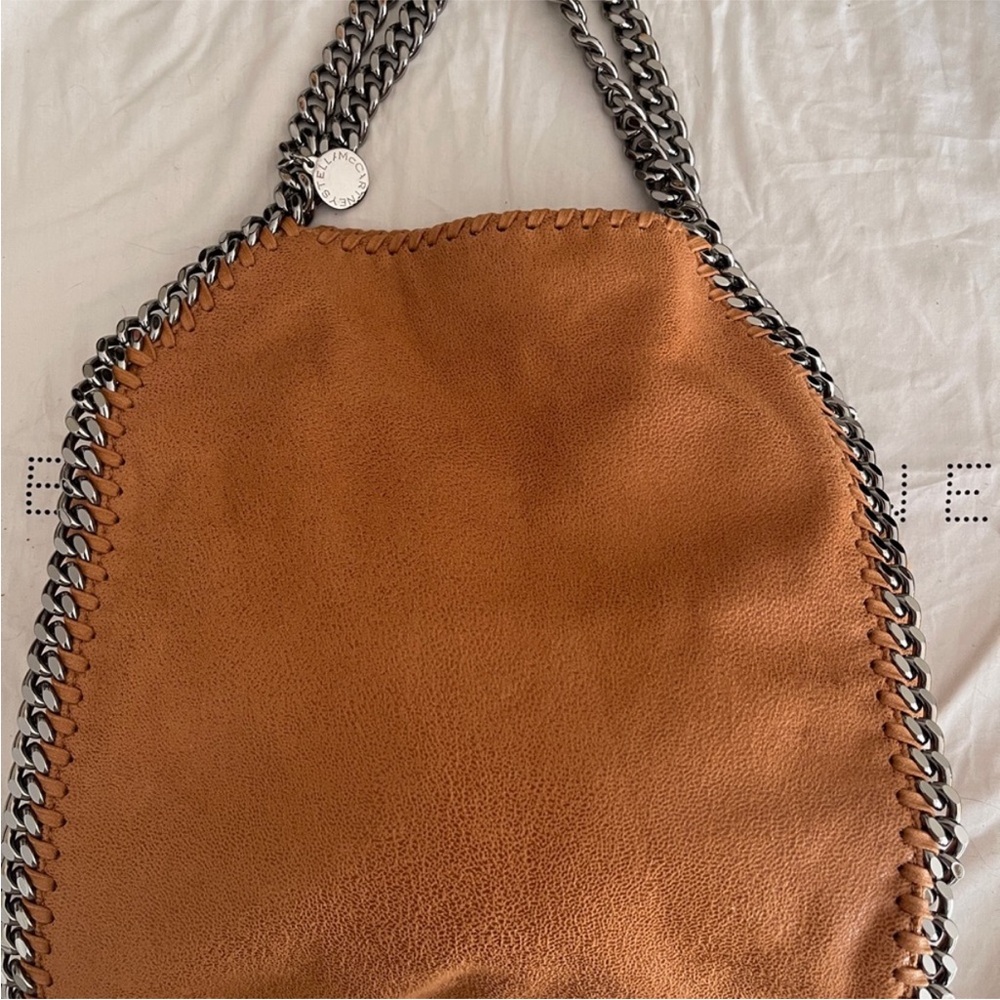 Stella McCartney Falabella Mini tote and crossbody, Mustard yellow